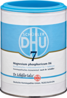 BIOCHEMIE DHU 7 Magnesium phosphoricum D 6 Tabl.