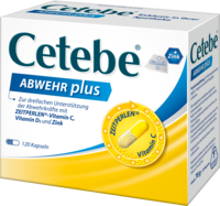 CETEBE ABWEHR plus Vitamin C+Vitamin D3+Zink Kaps.