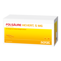 FOLSÄURE Hevert 5 mg Inj.-Lösung Ampullen
