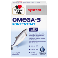 DOPPELHERZ Omega-3 Konzentrat system Kapseln