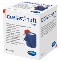 IDEALAST-haft color Binde 6 cmx4 m blau