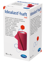 IDEALAST-haft color Binde 10 cmx4 m rot