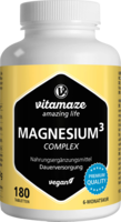 MAGNESIUM 350 mg Komplex Citrat/Oxid/Carbon.vegan