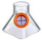 APONORM Inhalator Silikon-Maske Gr.S orange
