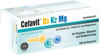 CEFAVIT D3 K2 Mg 4.000 I.E. Hartkapseln