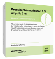 PROCAIN pharmarissano Ampulle 1% 2 ml Inj.-Lsg.