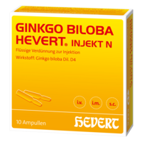 GINKGO BILOBA HEVERT injekt N Ampullen